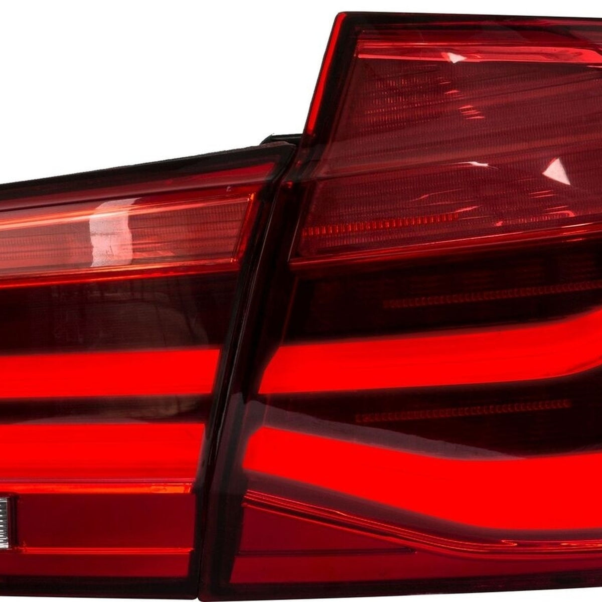 JOM LED Lightbar Feux Arrière pour BMW F30 Berline 2011-2019 Rouge