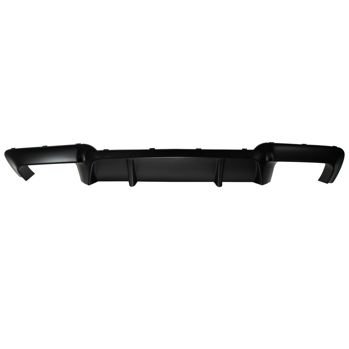JOM Insert de Pare-choc Arrière pour BMW Série 5 F10/F11 2010-2017 Noir Mat breite Ausführung