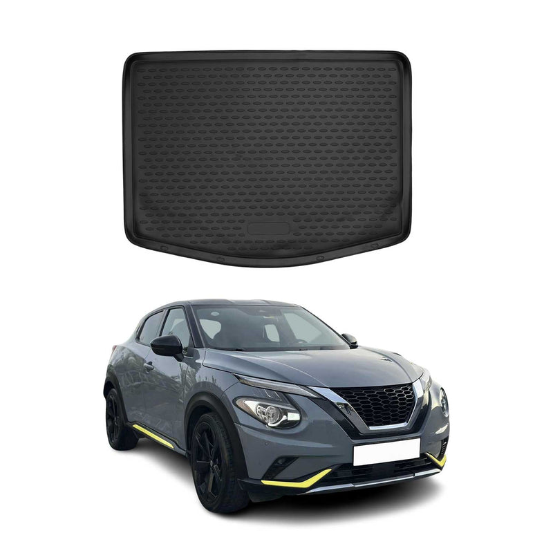 Tapis de Coffre pour Nissan Juke 2019-2022 Noir TPE