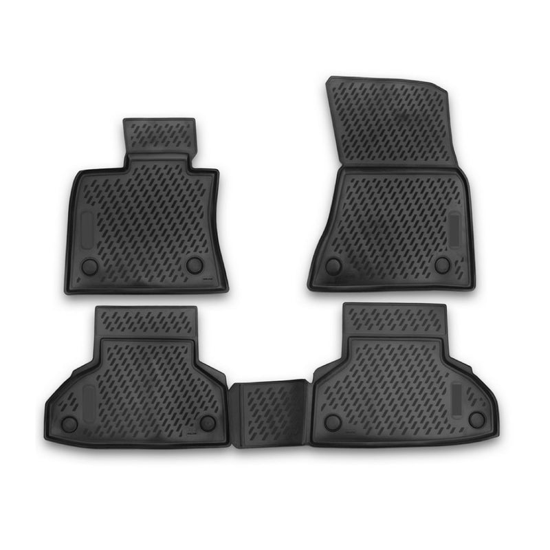 OMAC 3D Tapis de sol pour BMW X6 F16 F86 2014-2019 en caoutchouc Noir