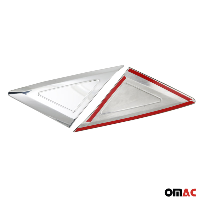 Triangle de fenêtre pour Mercedes Sprinter W906 2006-2018 Chromé Inox 2x