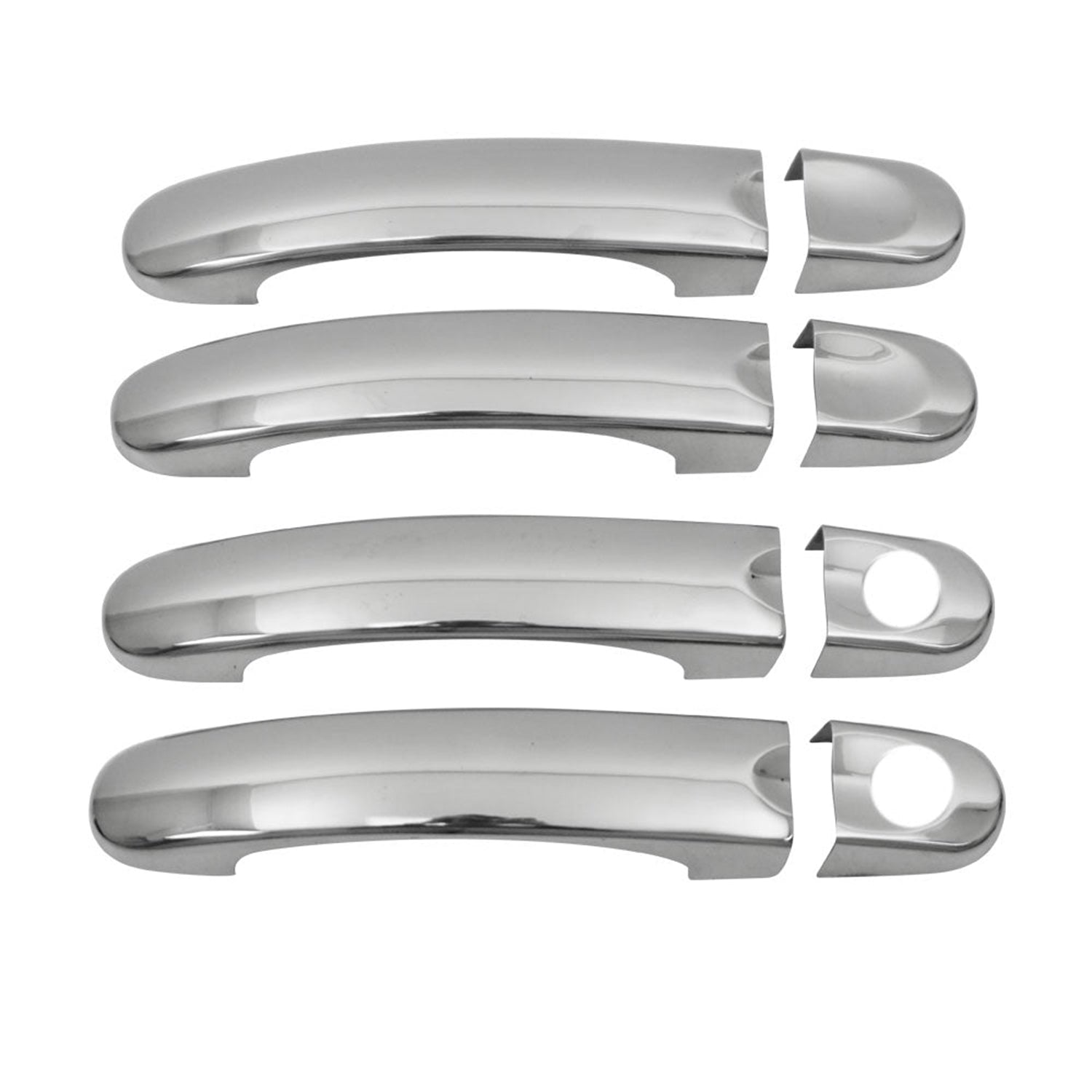 Couverture poignée de porte pour VW Multivan T5 2003-2015 4 Portes inox 8Pcs