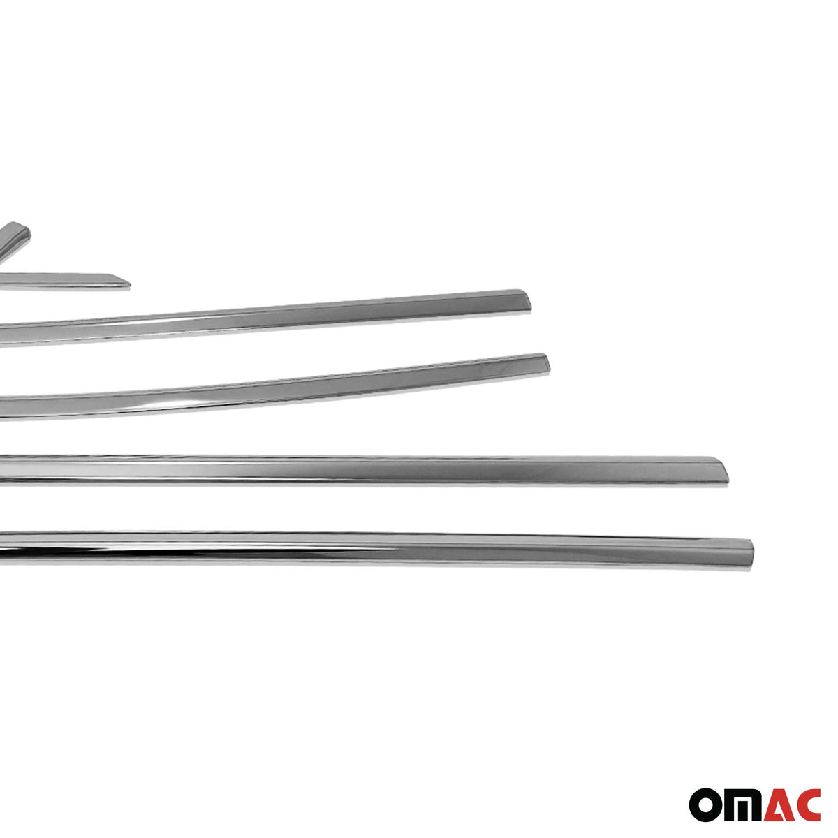 Garniture De Fenêtre pour Renault Clio V 2019-2025 Inox Chromé 6 Pcs