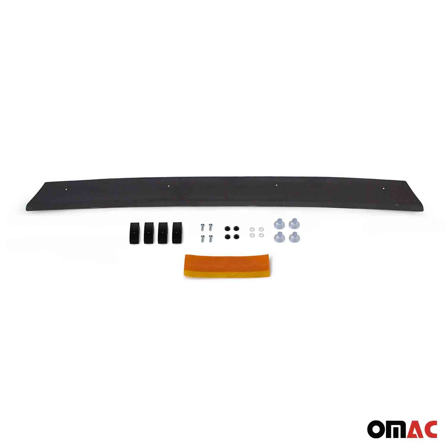 Deflecteurs d'air capot de voiture pour Ford Transit 2000-2006 Acrylique Noir