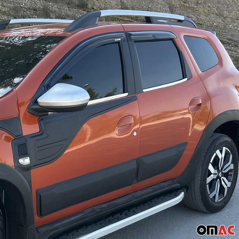 Garniture de Fenêtre pour Dacia Duster 2018-2024 Acier Inox Brossé 4Pcs
