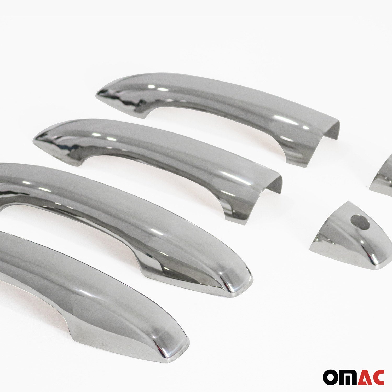 Couverture de Poignée de Porte pour Dacia Sandero 2021-2025 Acier Inoxy 5Pcs