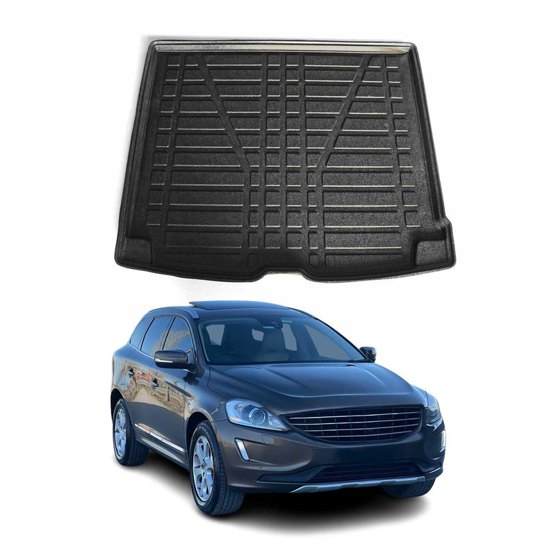Tapis de Coffre pour Volvo XC60 2009-2021 en TPE Noir