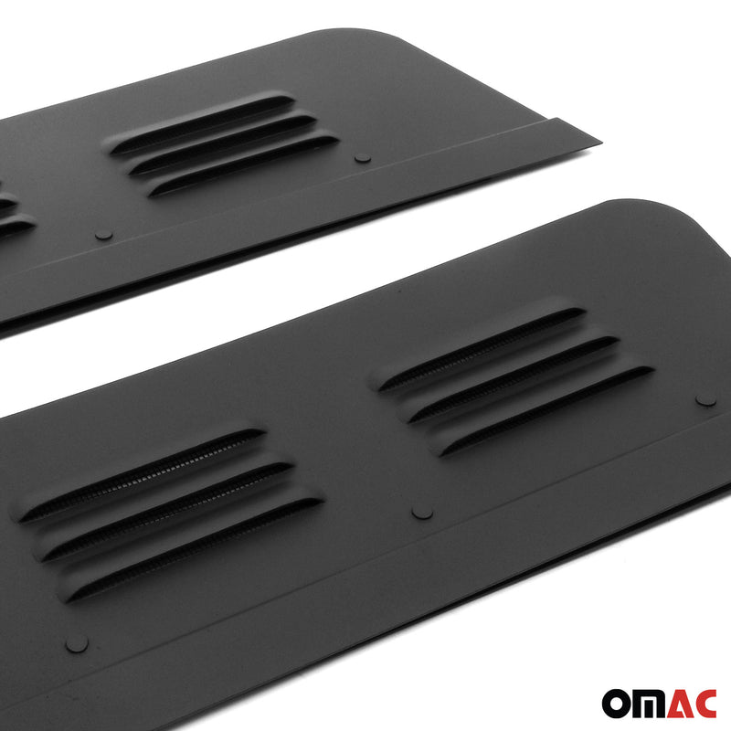 Garniture de Fenêtre pour Ford Transit 4éme Gen 2014-2025 Noir 2Pcs