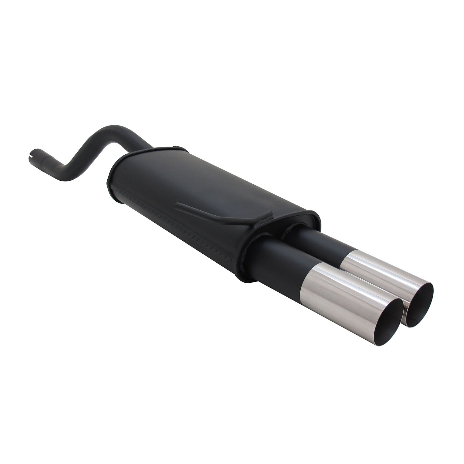 Échappement arrière sport Novus pour Renault Clio 2 2x76mm RL-Design avec ABE