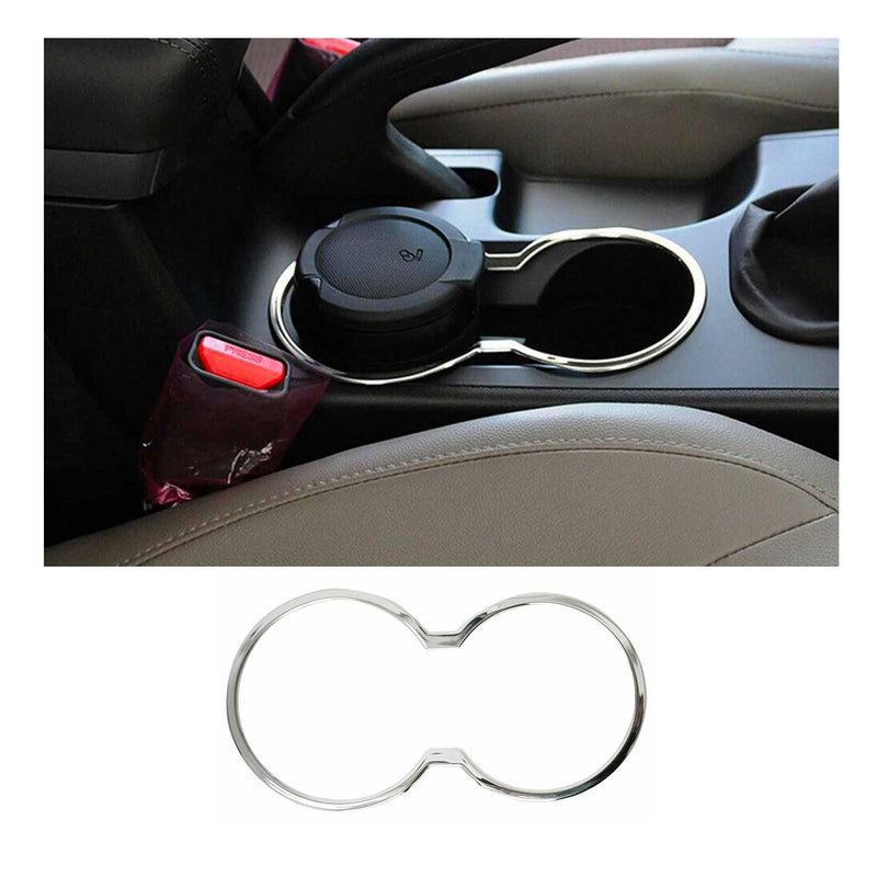 Cadre Porte-boissons pour Hyundai ix35 2010-2015 Acier Inox Chromé