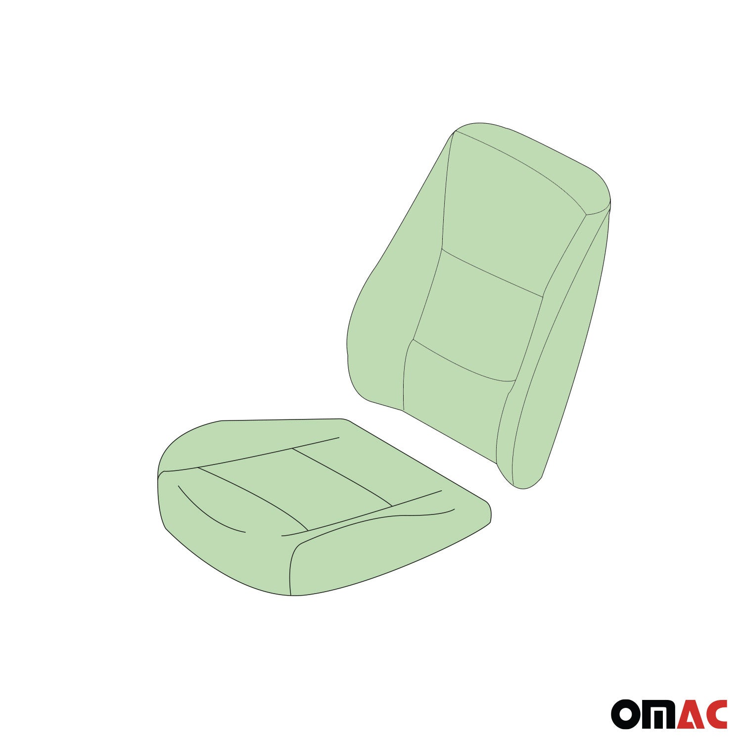 Kit Coussin Mousse de Siège pour Peugeot Partner I 1997-2008 Remplacement 2Pcs