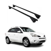 Barres de toit Transversales pour Renault Koleos 2008-2014 Fer Noir
