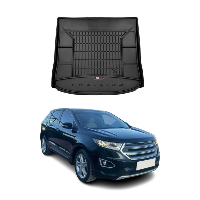 Tapis de Coffre pour Ford Edge 2014-2022 TPE Noir