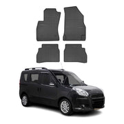 Tapis de Sol pour Fiat Doblo 2010-2020 Noir Caoutchouc