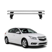 Menabo Barres de toit Transversales pour Chevrolet Cruze 2009-2016 HB Alu Gris