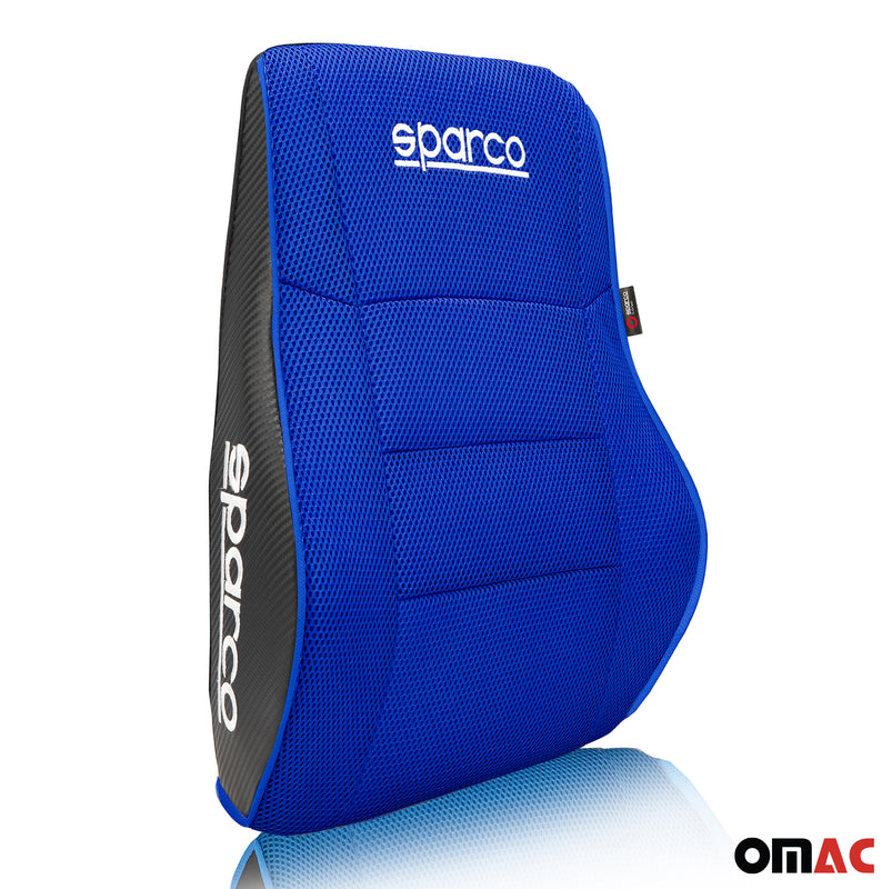 SPARCO coussin lombaire voiture coussin dos coussin pour chaise de voiture bleu