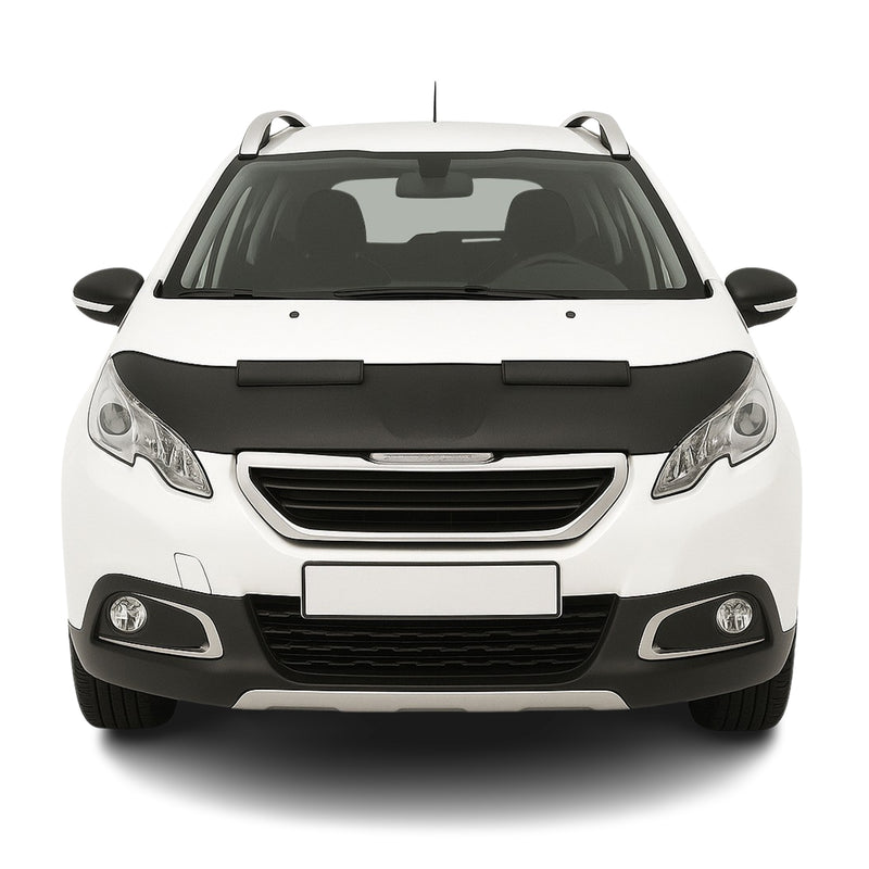 Protège Capot pour Peugeot 2008 2013-2017 Masque de voiture vinyle Noir