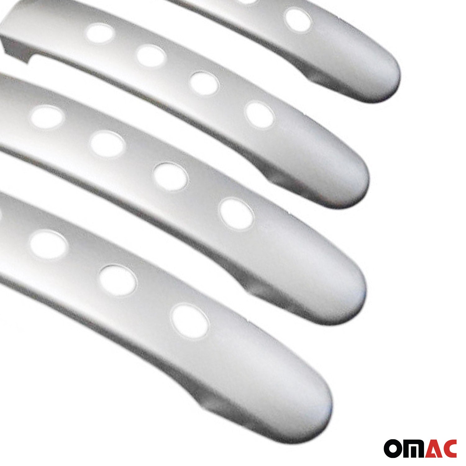 Poignée de porte Latérale pour Skoda Fabia / Octavia 1999-2014 4Portes inox 8Pcs