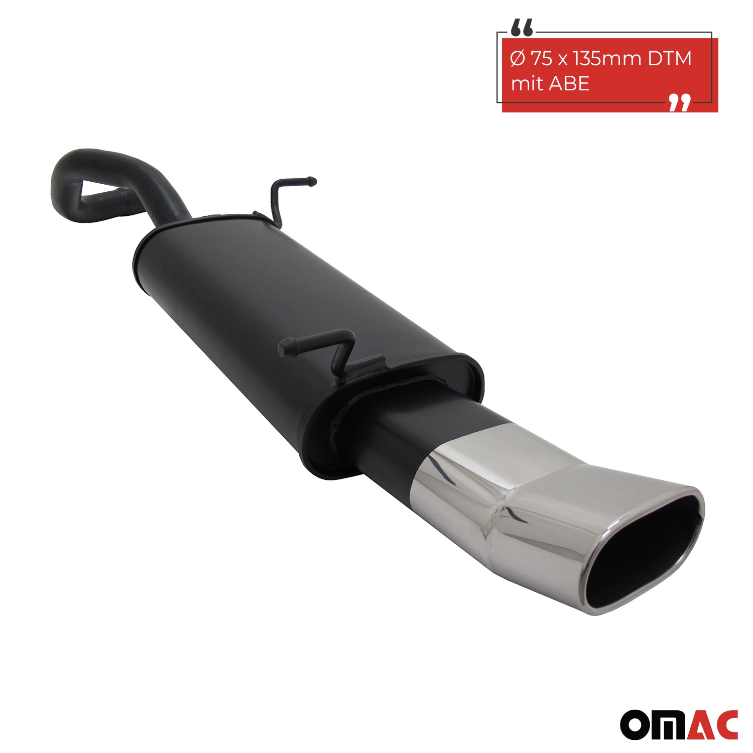 Échappement arrière sport Novus pour Seat Ibiza 6L 135x75mm DTM avec ABE