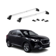 Barres de toit transversales pour MG HS I 2018-2024 Aluminium Gris Argenté 2x