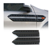 Barre décorative latérale pour Ford Ranger T6 P375 2015-2022 FL ABS Noir 2pcs
