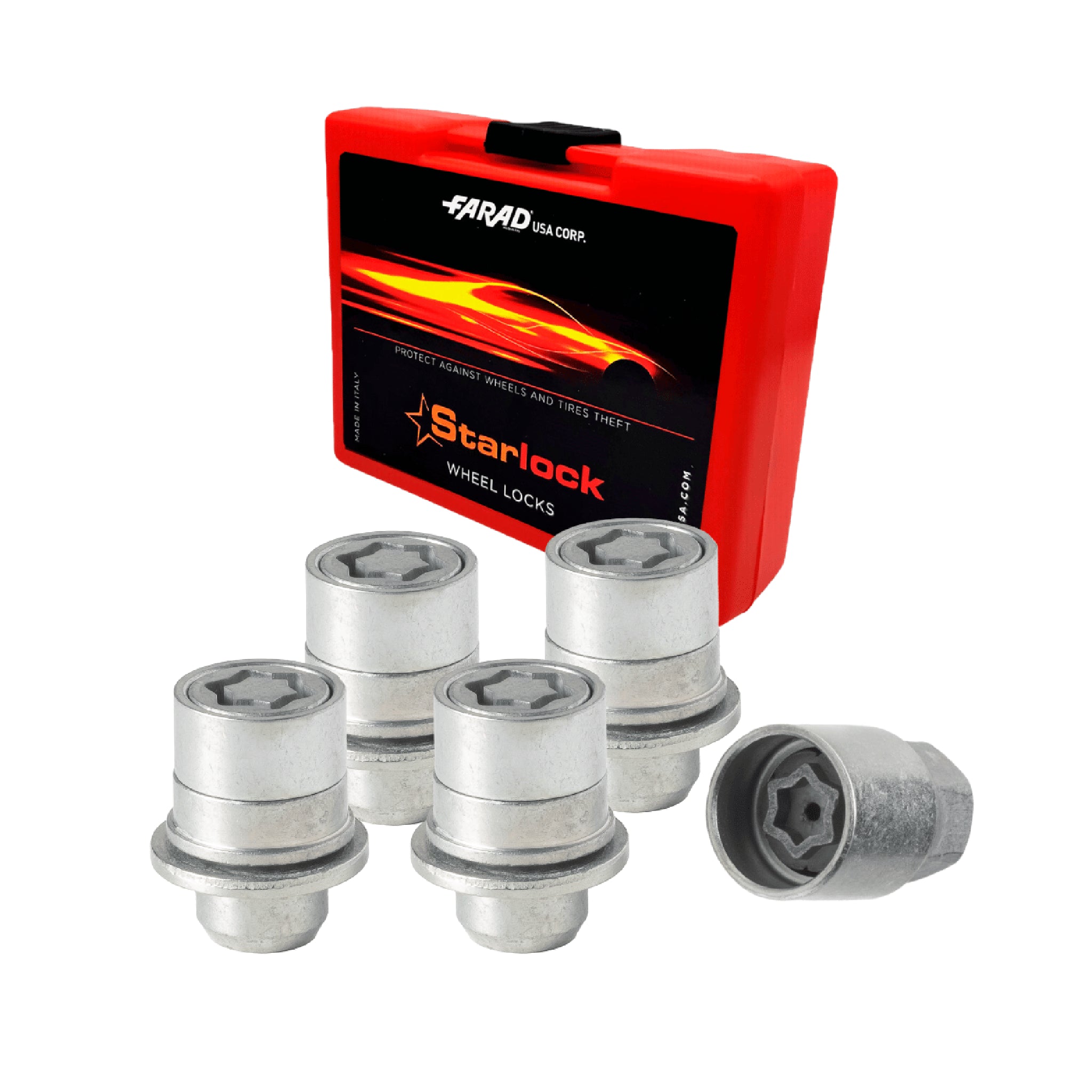 Vis de roue antivol pour Toyota Land Cruiser V8 / LC300 dès 2008 Gris M14X1.5