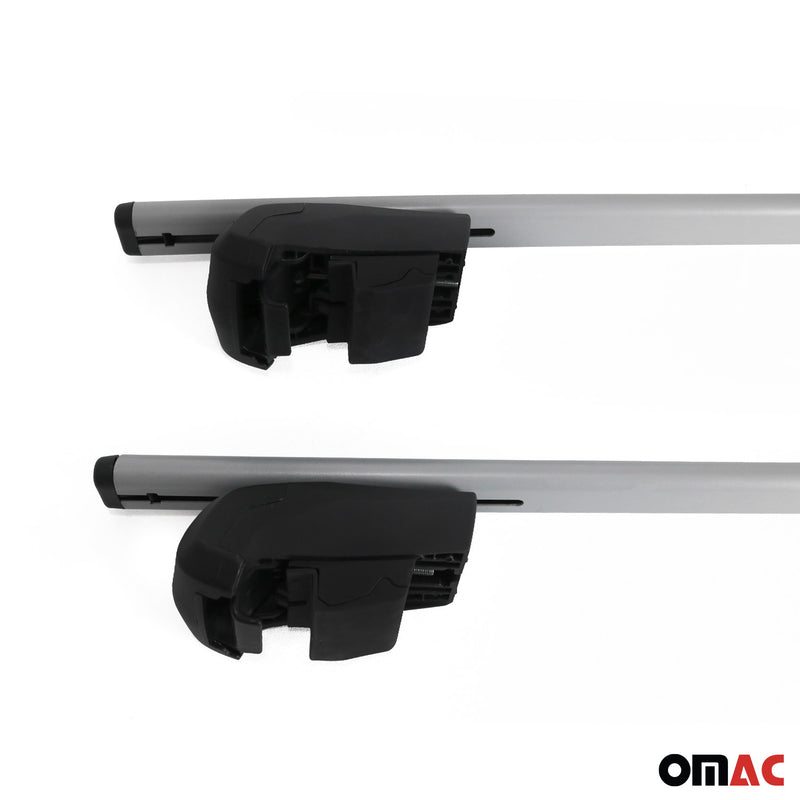 Barres de toit Transversales pour Infiniti QX55 2019-2025 SUV Fer Argent ABE