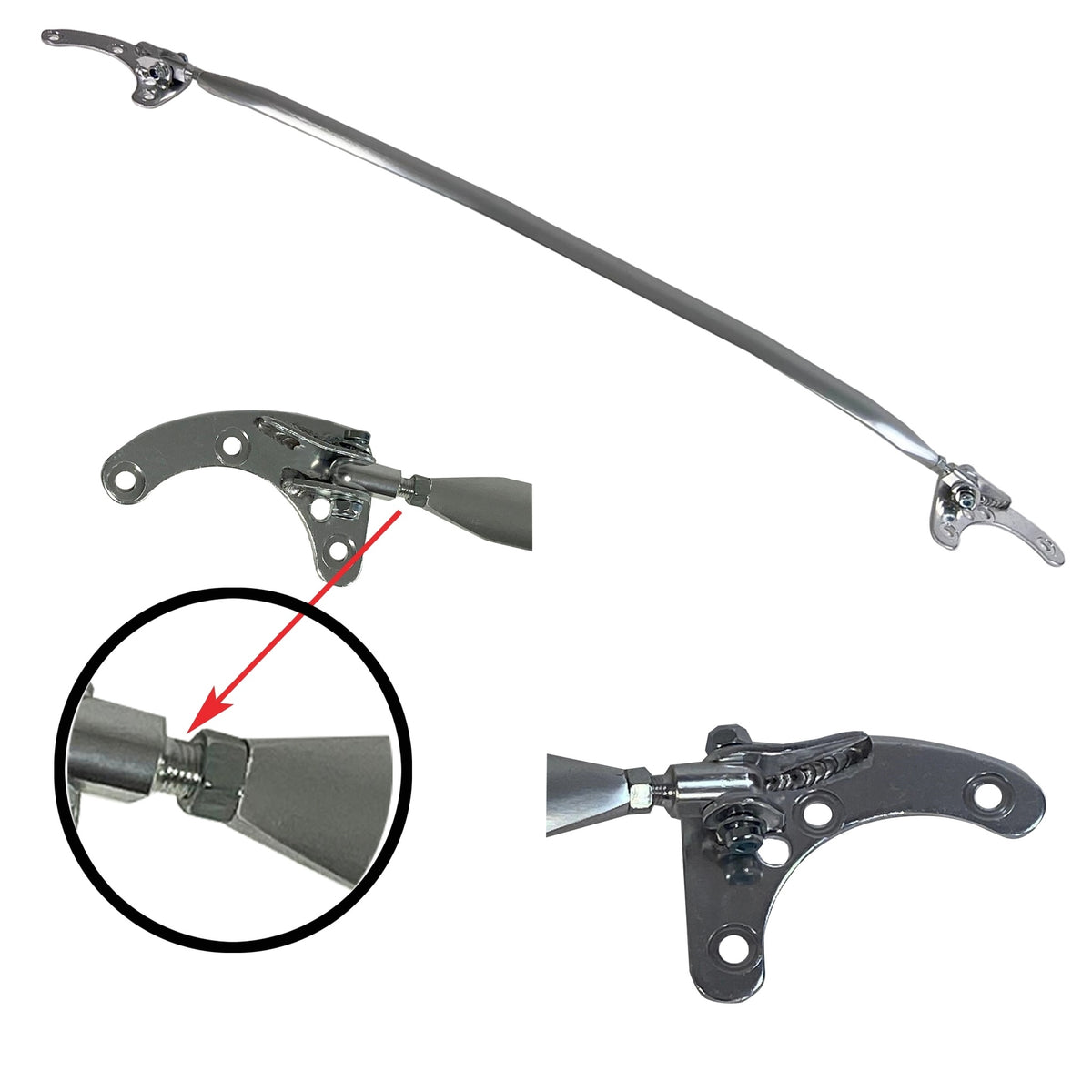 JOM Barre de Renfort Aluminium pour BMW Série 1 F20 et F21 2011- Aluminium Poli
