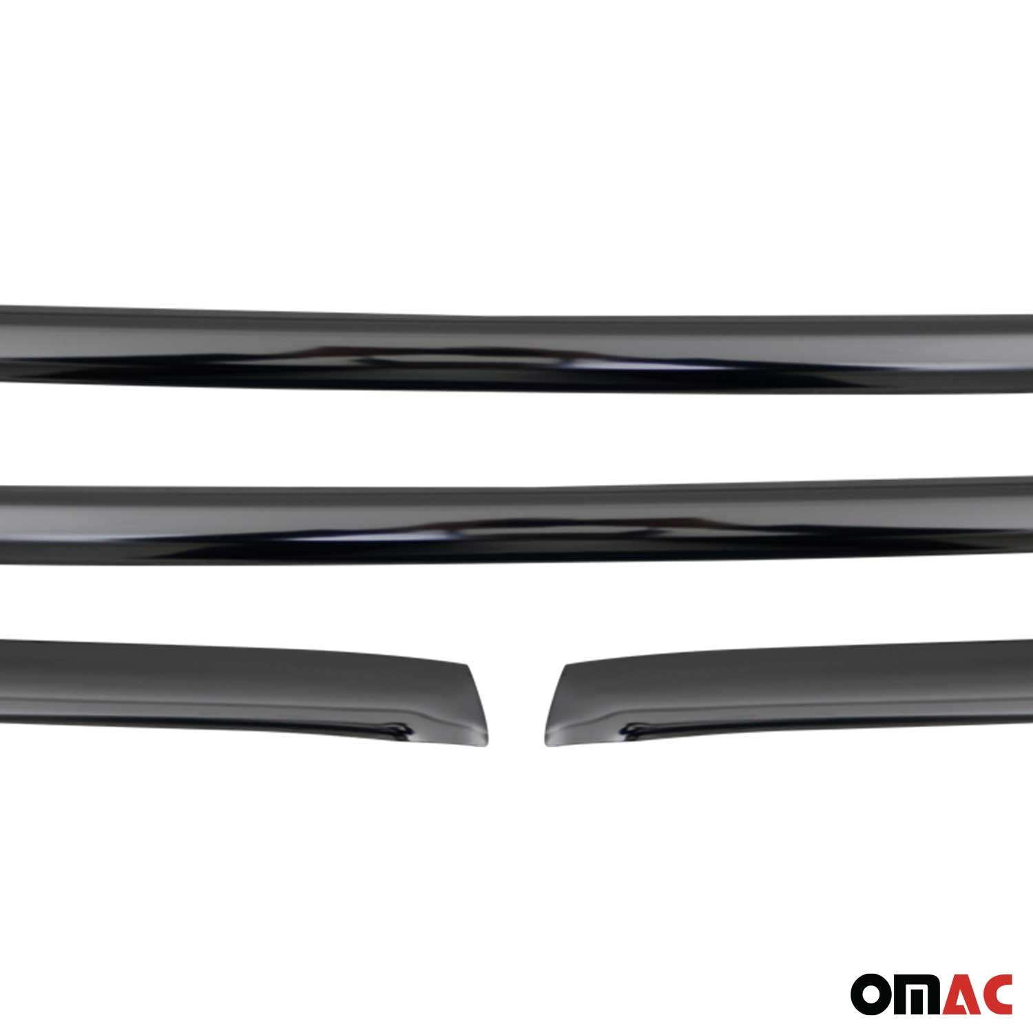 Garniture de Fenêtre pour Mercedes Sprinter 2018-2026 Acier Inox Foncé 4Pcs