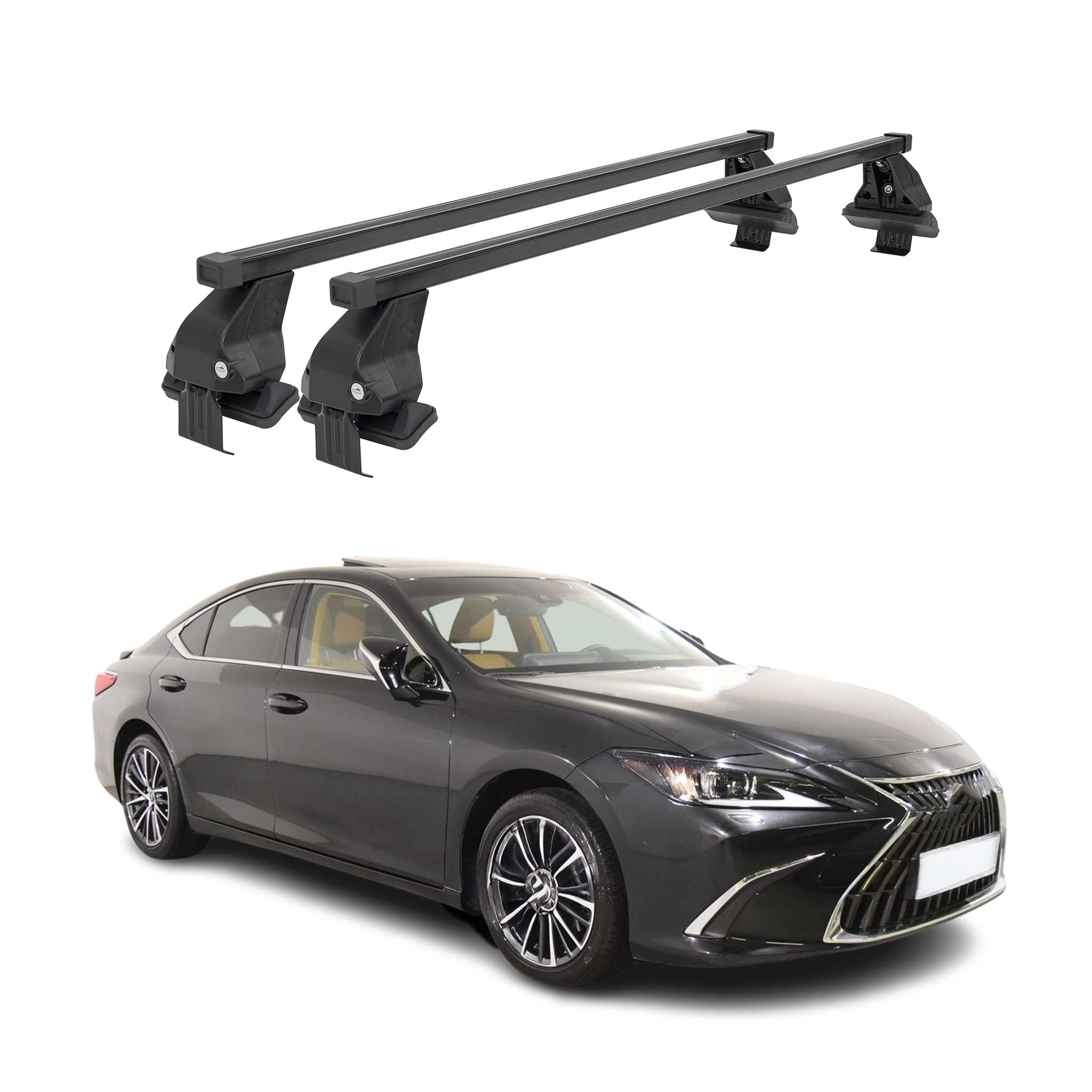 Barres Transversales Menabo pour Lexus ES XZ10 2019-2025 Noir