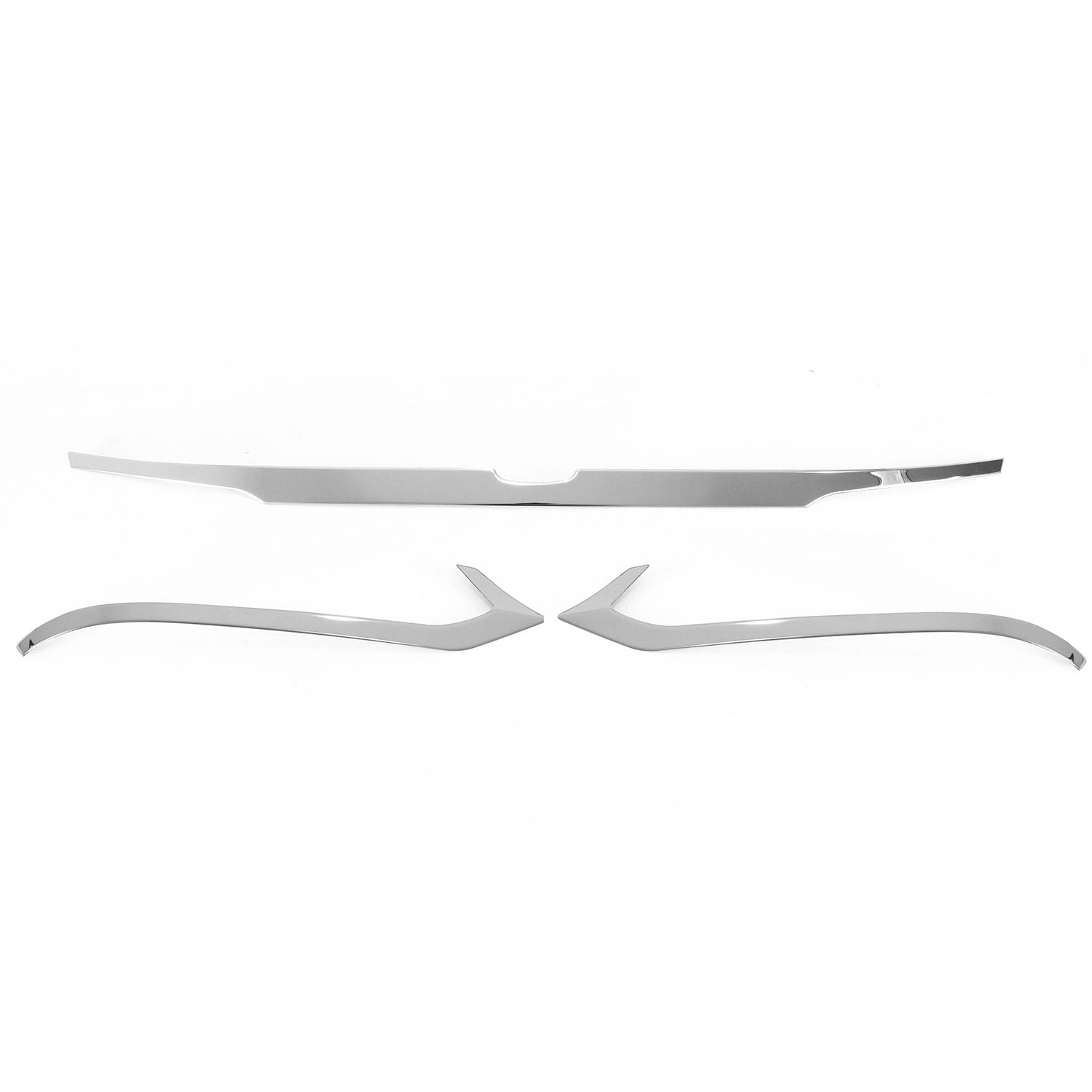 Baguettes de garniture arrière pour Honda City 2020-2026 Berline 3Pcs Silver