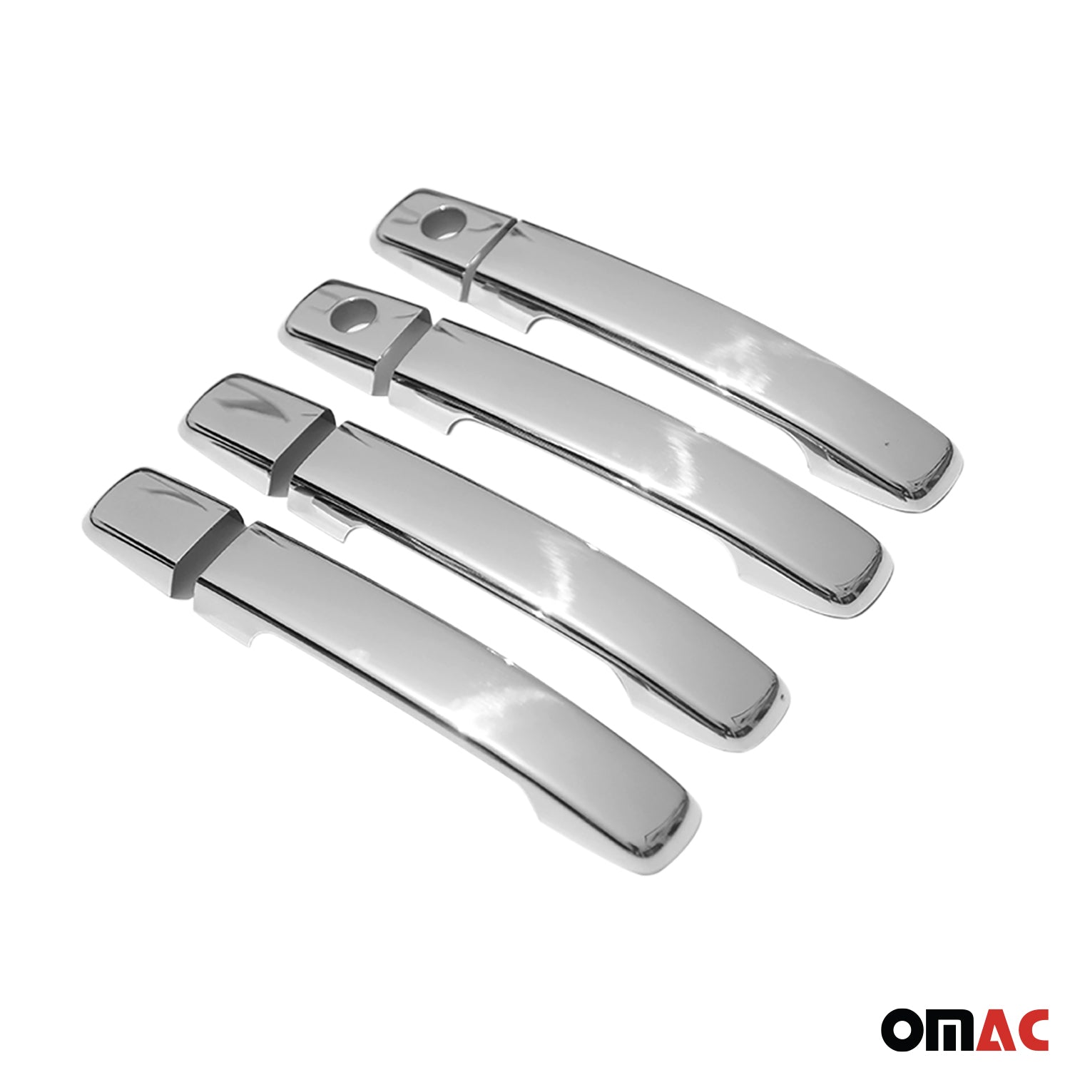 Couverture de poignée de porte pour Nissan Navara 2006-2015 Inox 4Pcs