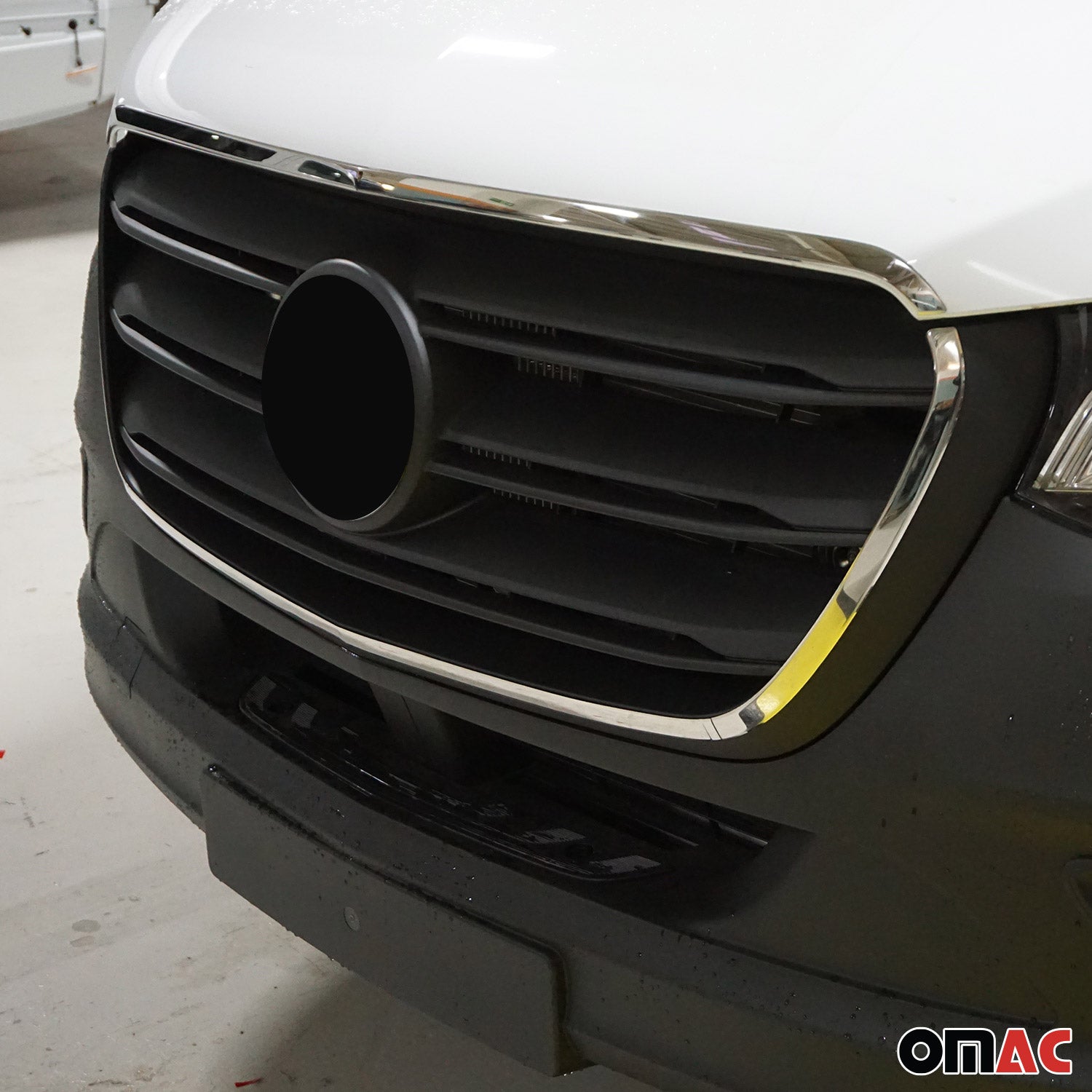 Moulure de Grille de Calandre pour Mercedes Sprinter 901 907 2018-2026 Chromé 4x