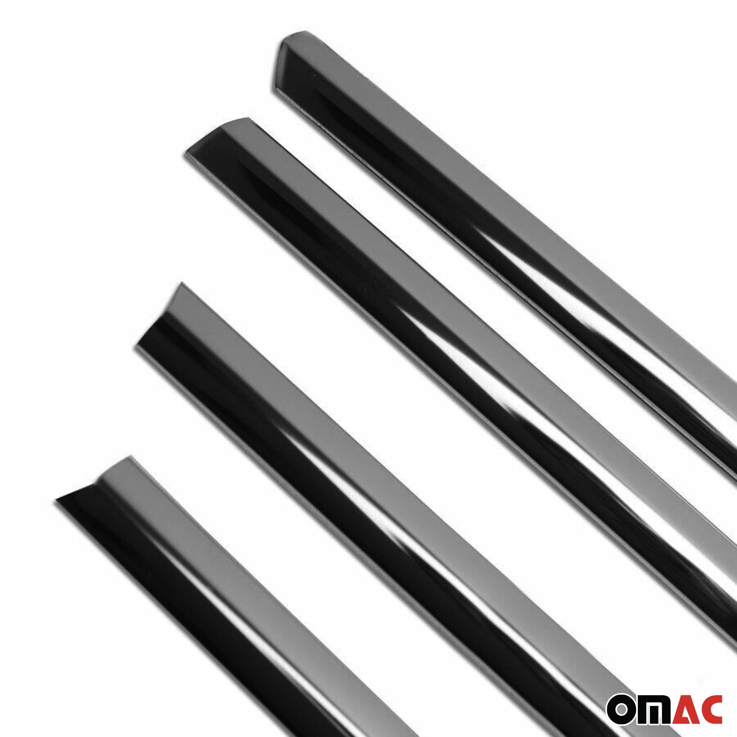 Garniture de Fenêtre pour VW Golf HB 2012-2019 Acier Inox Foncé 4Pcs