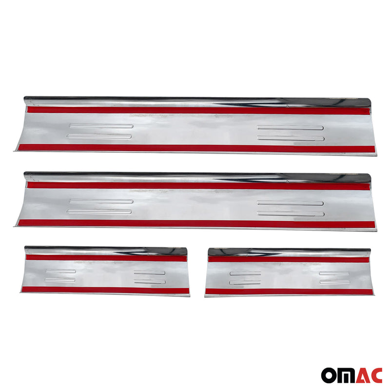 Couverture De Seuil De Porte Pour Range Rover Sport 2013-2025 Inox Chromé 4x