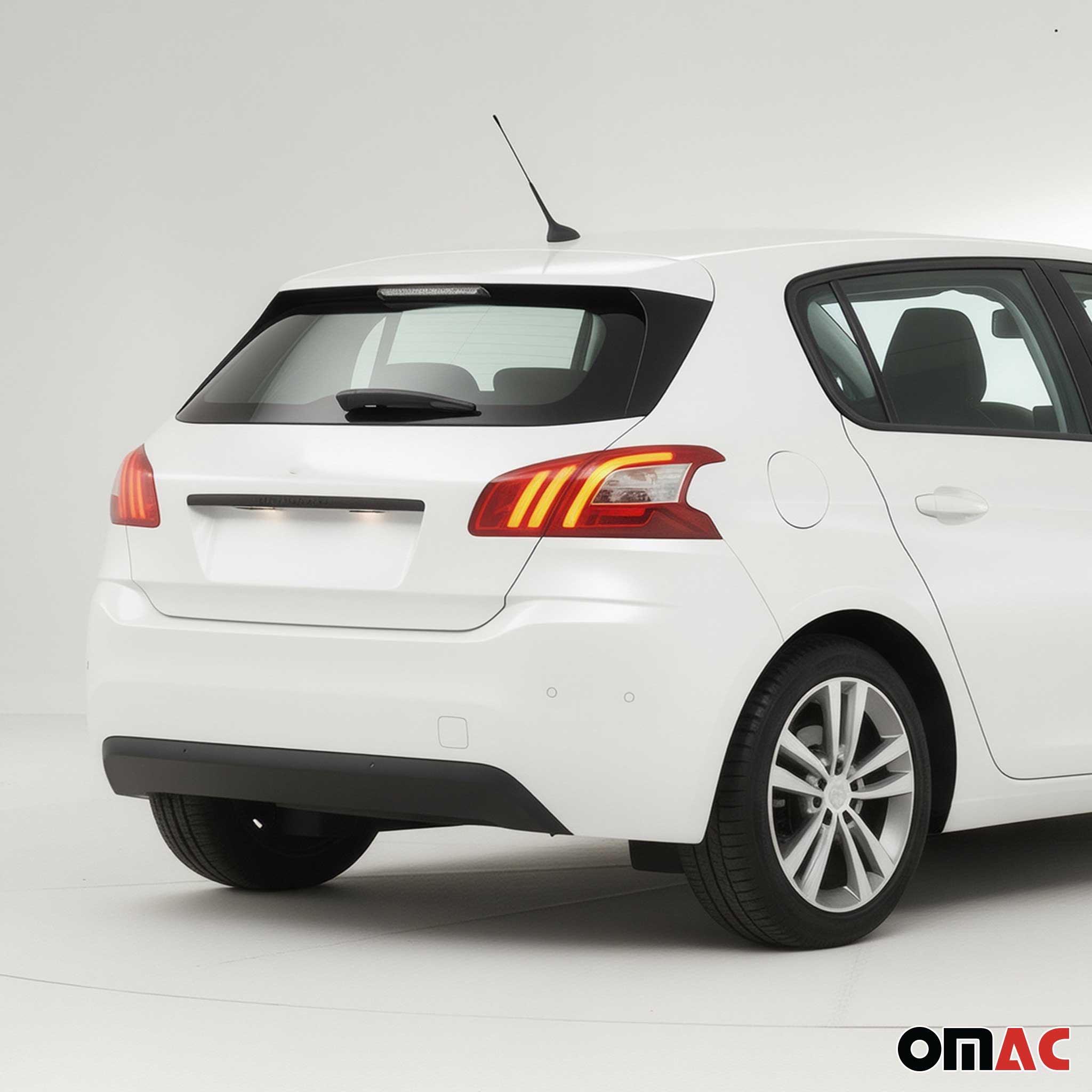 Poignée de Coffre Arrière pour Peugeot 308 2014-2021 acier inox foncé