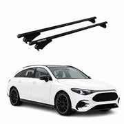 Barres de toit pour Mercedes CLA Shooting Brake X174/X178 2025-2026 Noir Alu