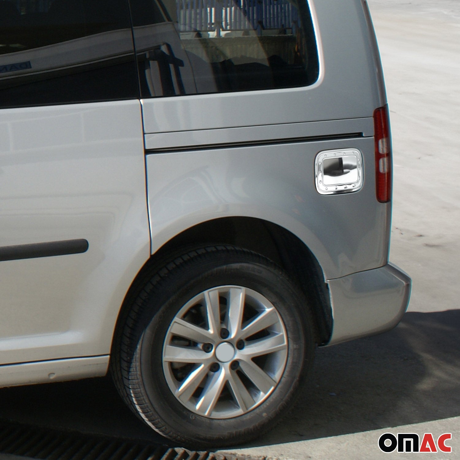 Bouchon de carburant pour VW Caddy 2003-2015 en acier inoxydable Chromé Argent