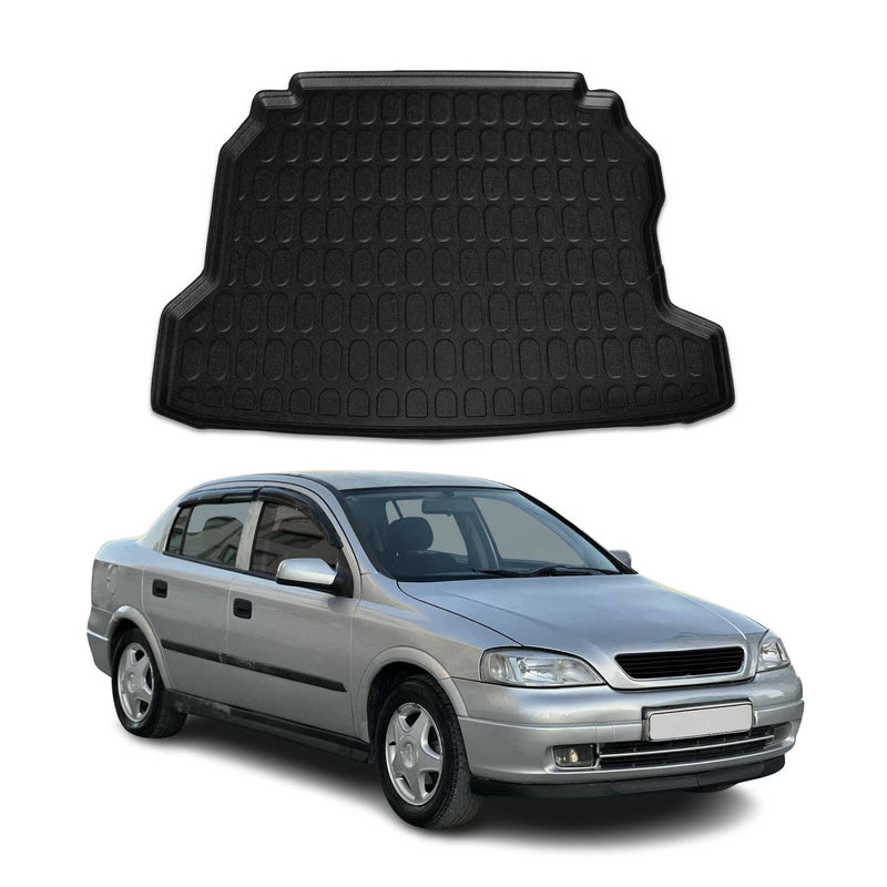 Tapis de Coffre pour Opel Astra G 1999-2004 HB en TPE Noir