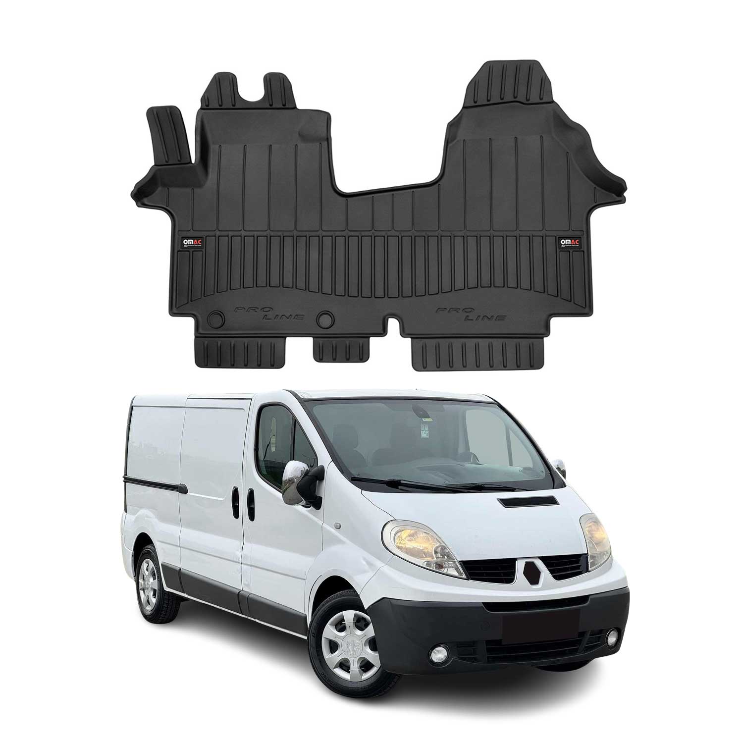 Tapis de Sol pour Renault Trafic 2001-2014 TPE Noir