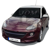 Calandre JOM Pare-chocs avant pour Opel Adam 2012-2019 ABS Noir 1 Piece