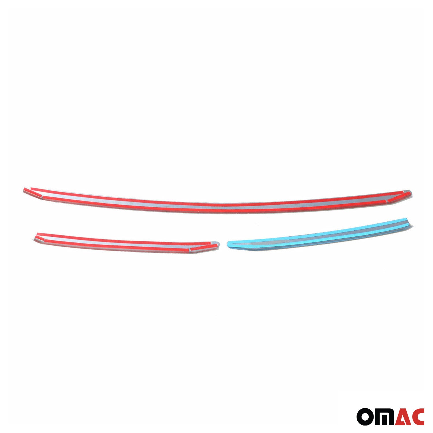 Moulure de Grille de Calandre pour Fiat Ducato 2014-2026 Chromé 3Pcs