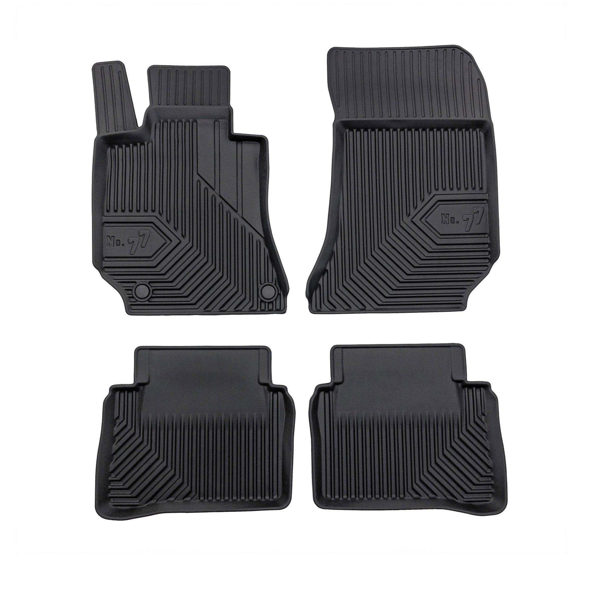 Tapis de Sol de Voiture pour Mercedes-Benz Classe E W212 2009-2016 TPE Noir 4Pcs
