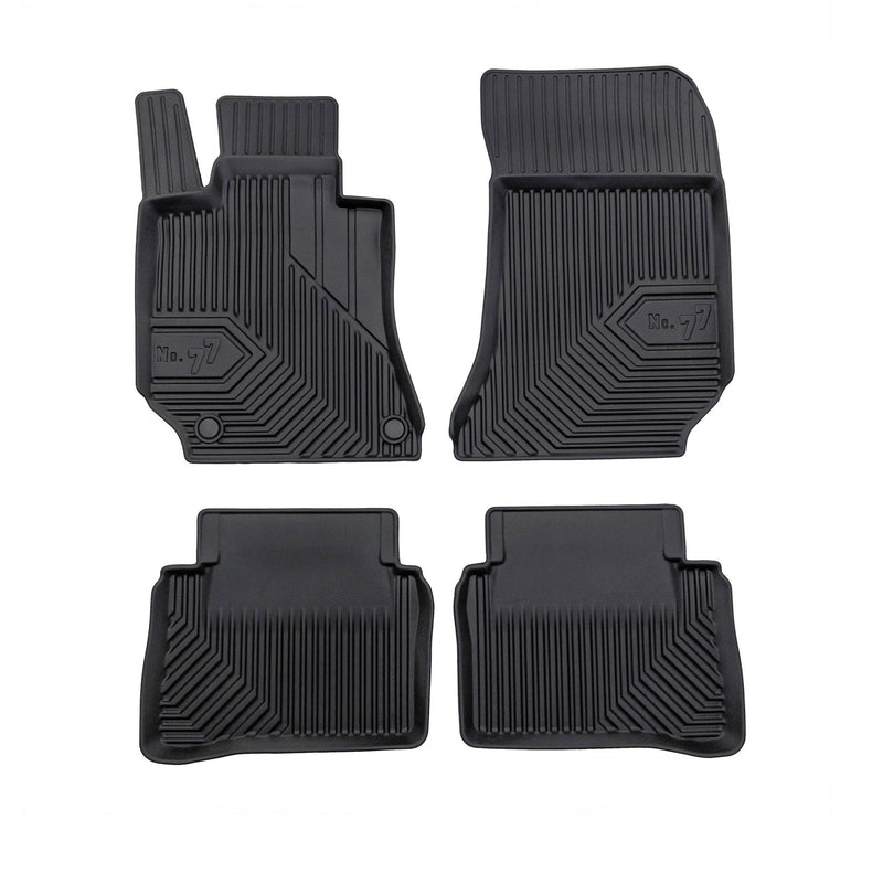 Tapis de Sol de Voiture pour Mercedes-Benz Classe E W212 2009-2016 TPE Noir 4Pcs