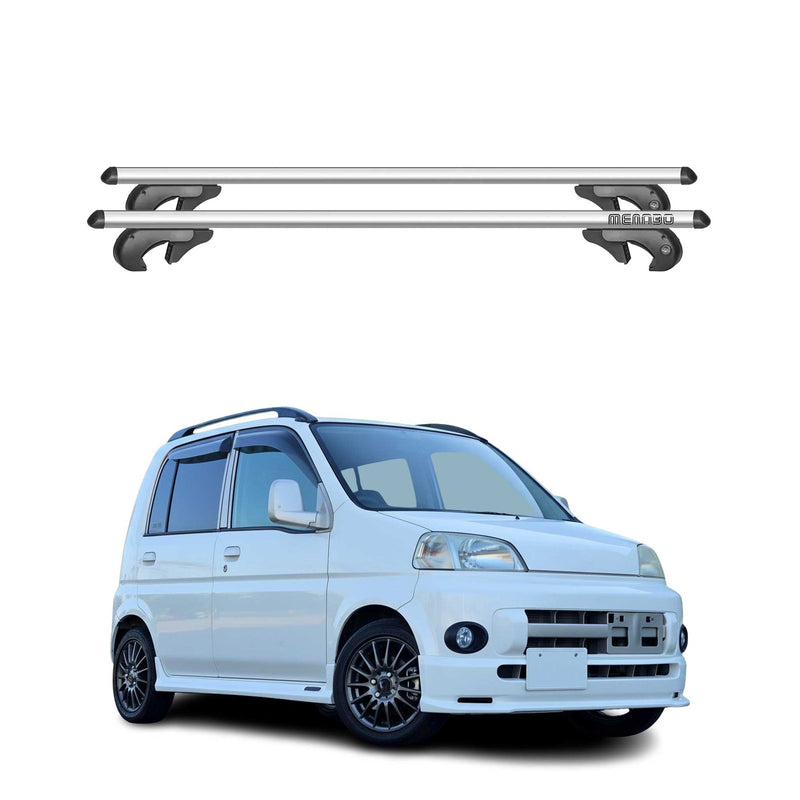 Barres de toit transversales pour Honda Life 1999-2008 90kg Alu Gris 2tlg