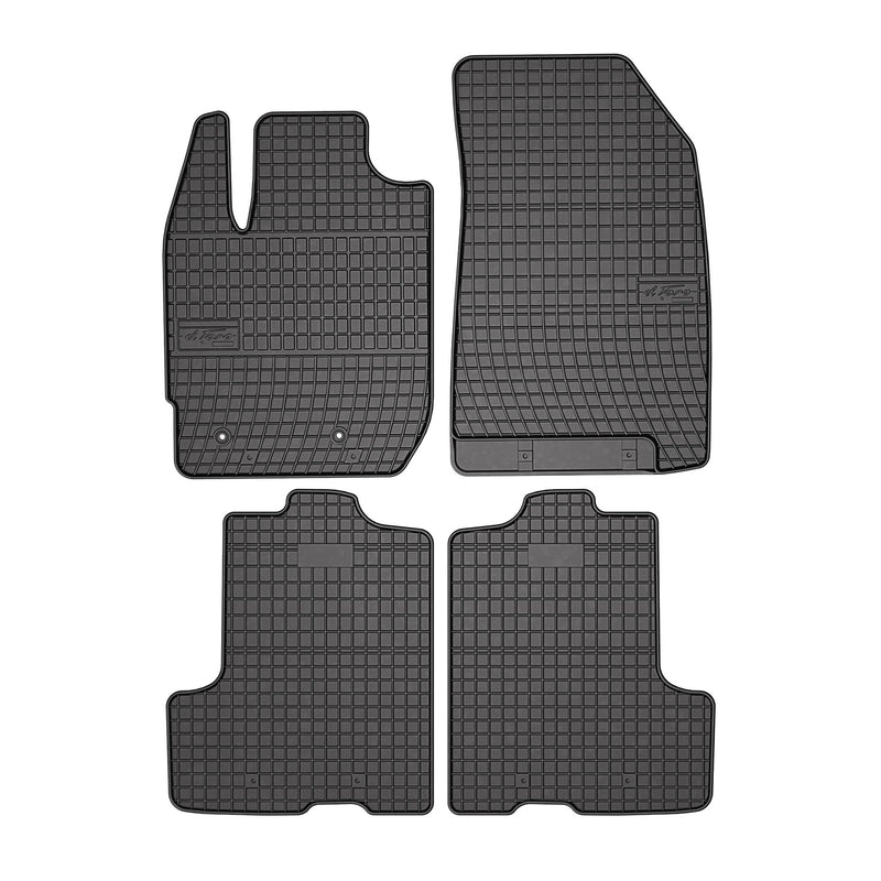 Tapis de Sol pour Dacia Duster 2017-2023 TPE Noir 4 pcs