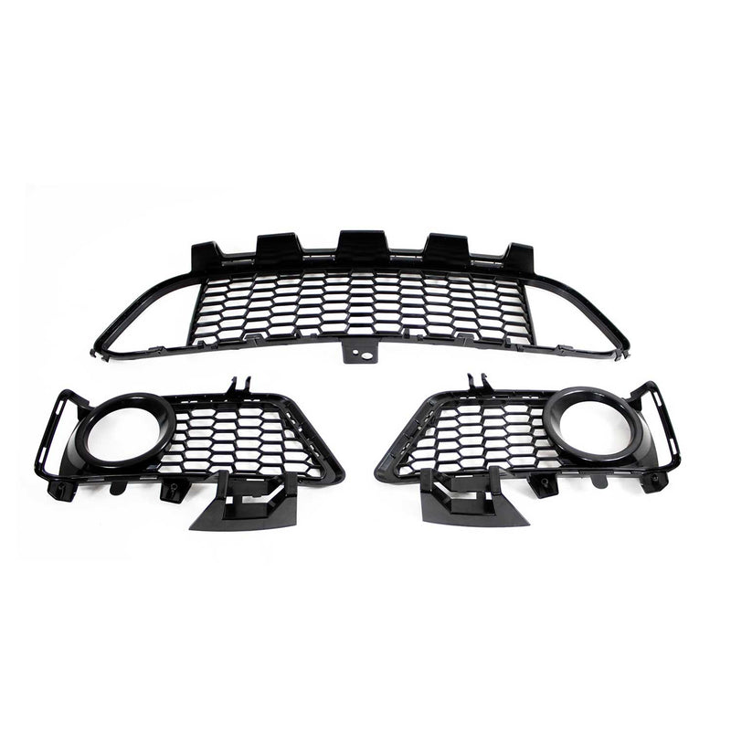 JOM Pare-chocs avant pour BMW Series 3 F30 F31 2011-2019 Plastique Noir 1x