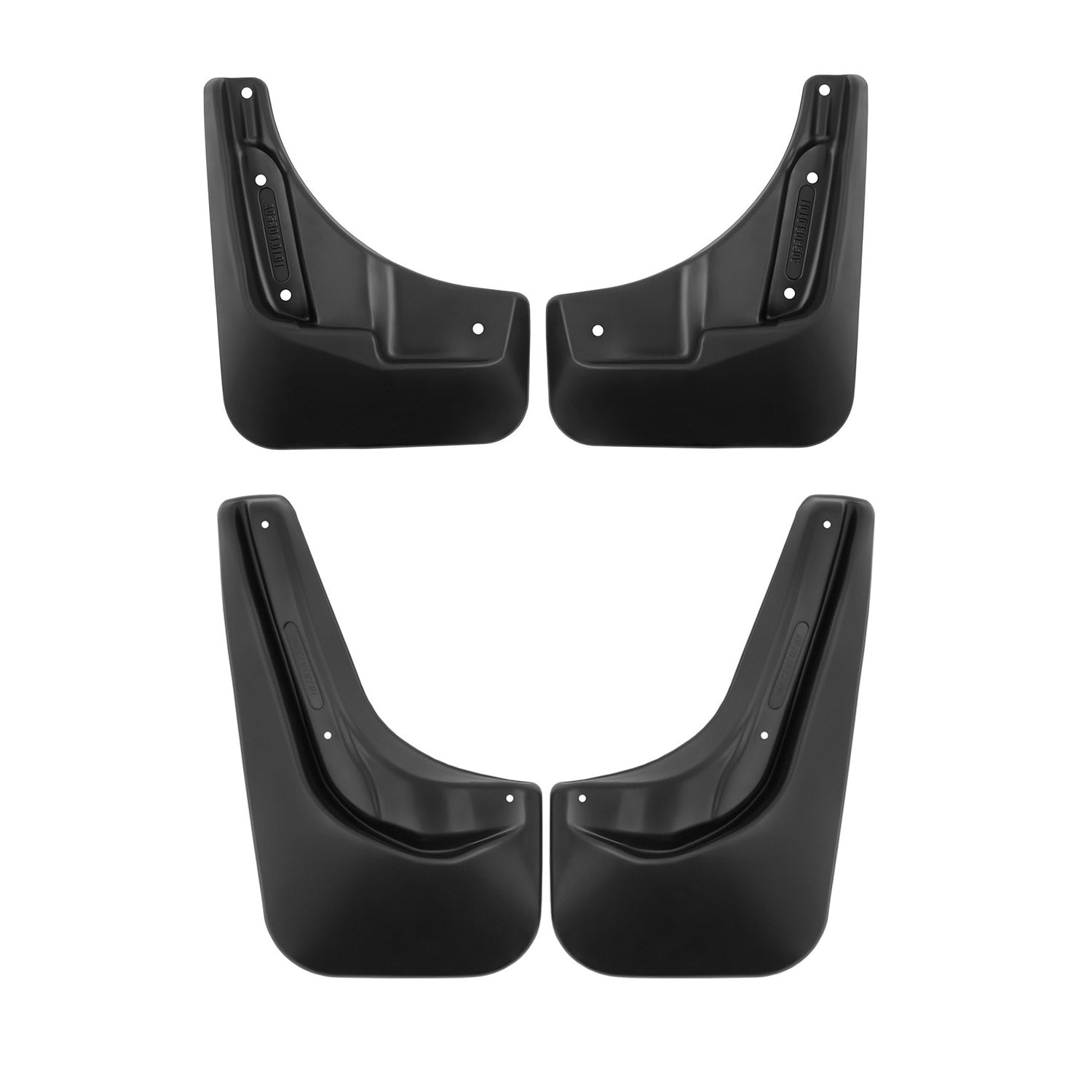 Bavettes Garde Boue pour Chevrolet Cruze 2009-2016 Avant et Arrière Noir 4Pcs