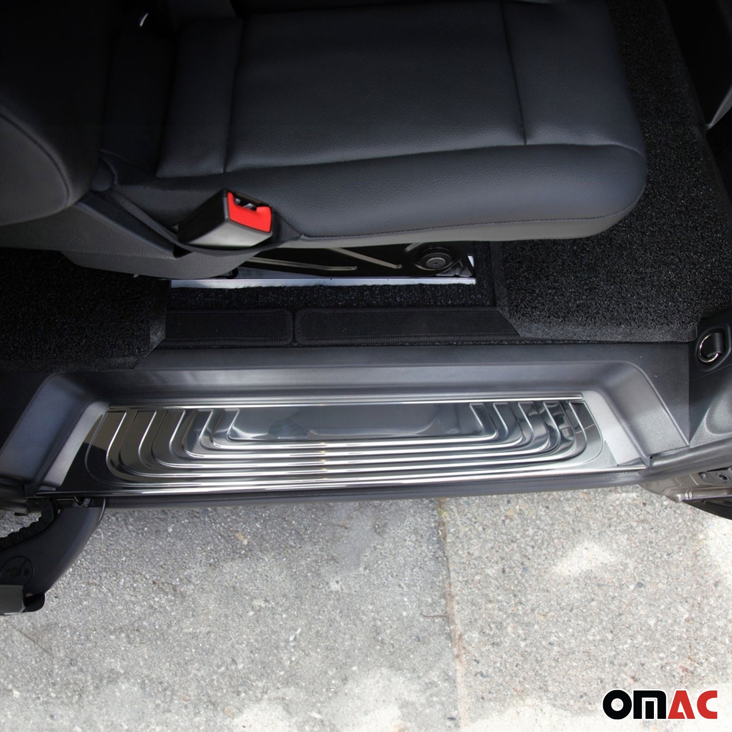 Couverture de Seuil de porte pour Mercedes Vito W447 2014-2026 inox chromé 3Pcs