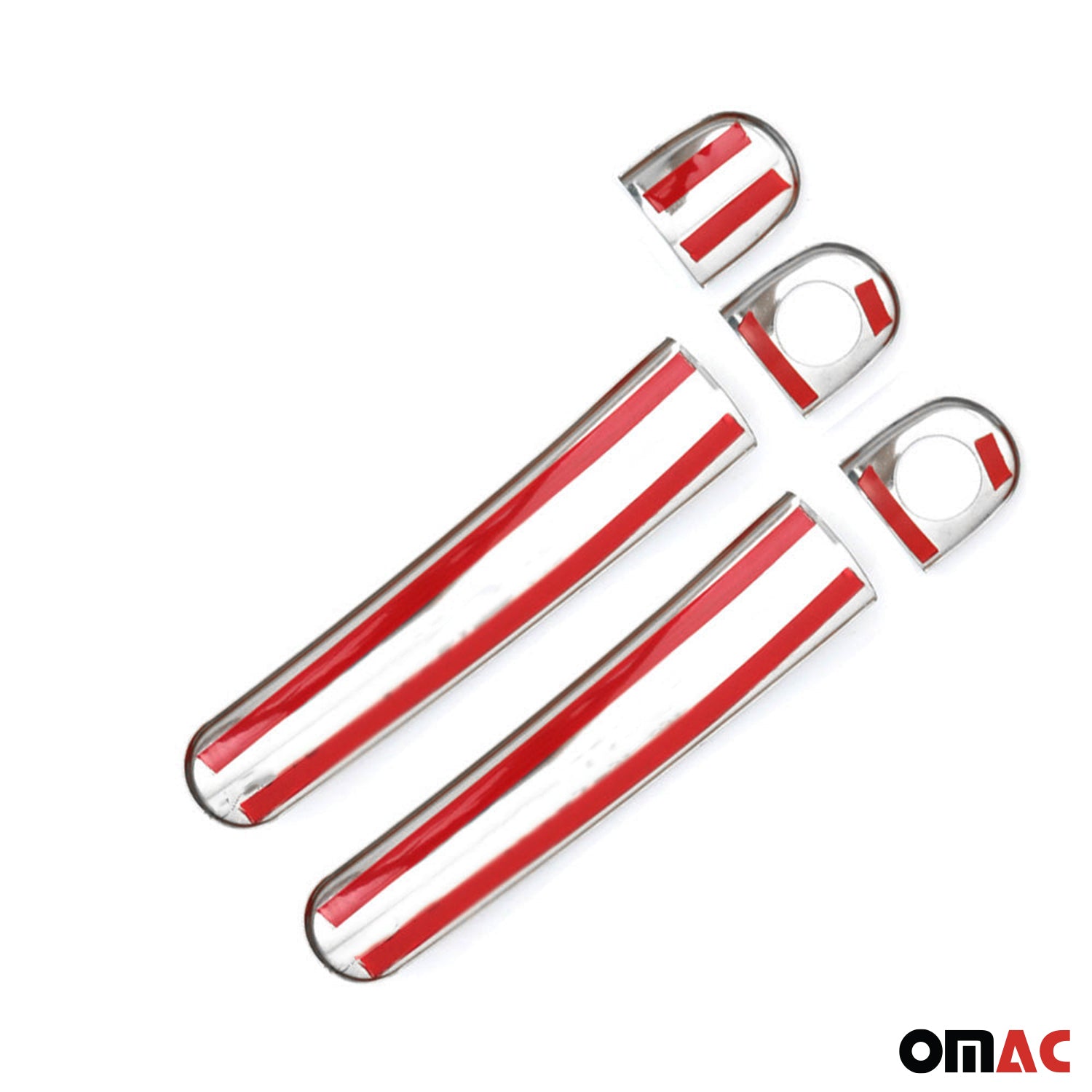 Couverture Poignée de porte pour Seat Mii 2011-2021 2 Portes Acier inox 5Pcs